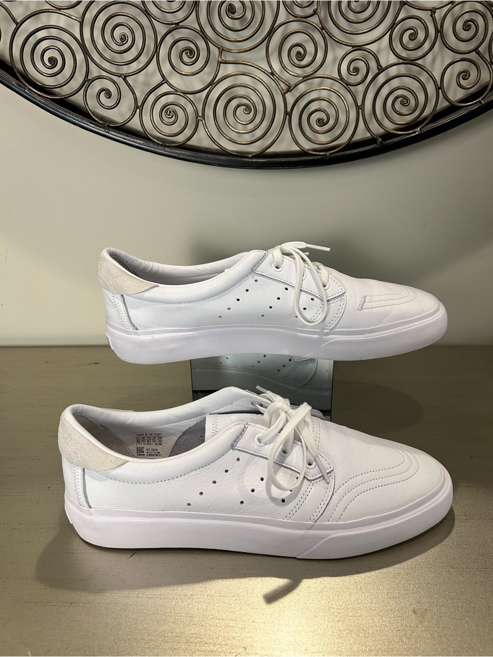 adidas Women’s White Low-Top Lace-Up Sneakers